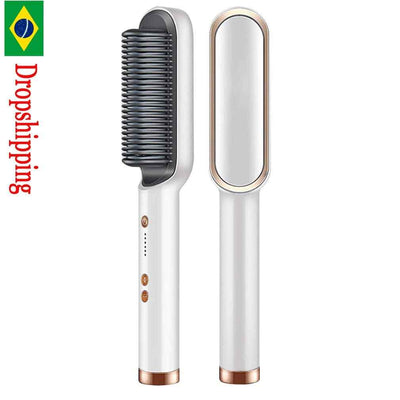 Willy MerxElectric Heat CombIf you’re looking to up your hair game, the electric heat comb straightener curler is here to make all your hairstyle dreams come true. This versatile tool combines Electric Heat Comb Straightener Curler